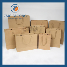 Original Recycled Brown Kraft Paper Bag with PP Rope (DM-GPBB-163)